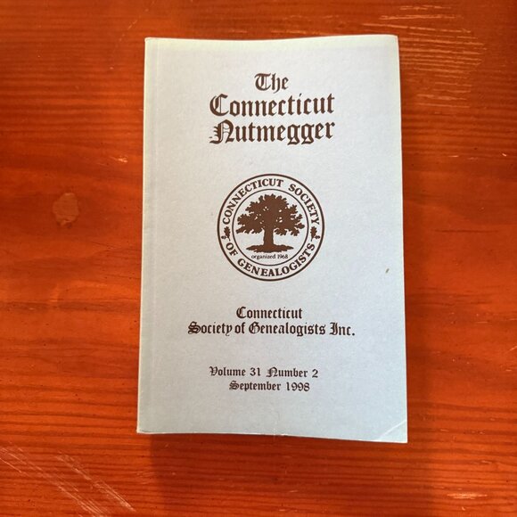 The Connecticut Nutmegger Journal Lot Of 5 Volumes 1994 & 2000 - Picture 3 of 5